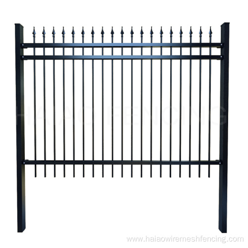 Garden steel fencing metal tube fence panels